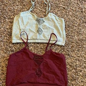 BKE Laser Cut Out Bralettes